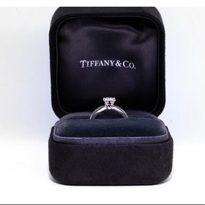Tiffany & Co. Engagement Ring with 73 Ct. Centre